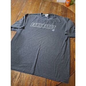 Vintage XL Chase Authentics Dale Earnhardt Short Sleeve Tee TShirt Top Grey